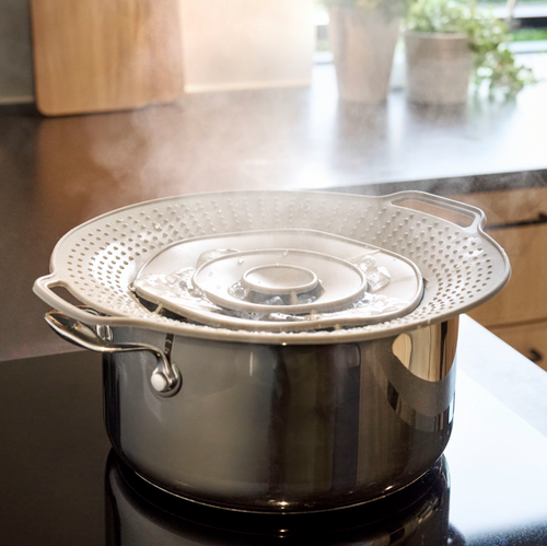 Grytlock med överkokningsskydd