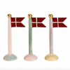 Flagga i keramik - Mix H 19 cm