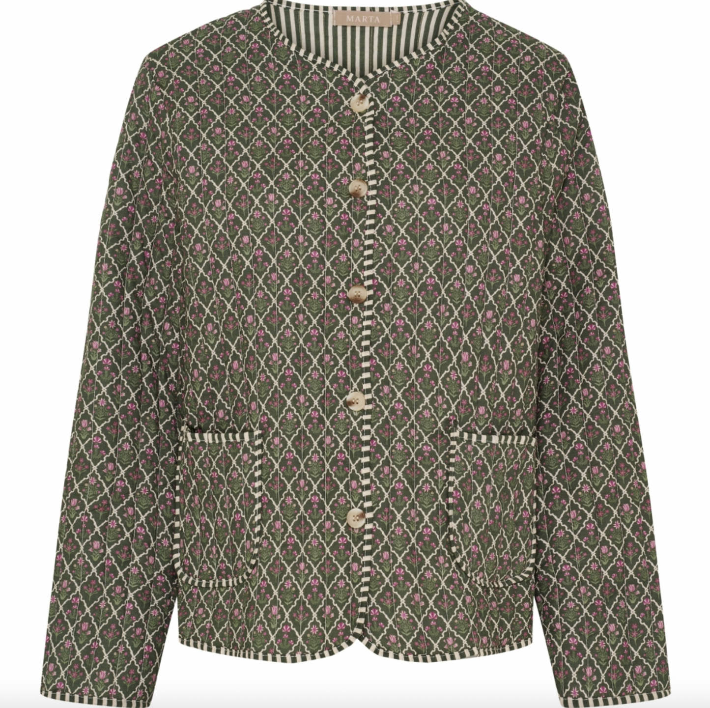 Jacka Quilt Militär