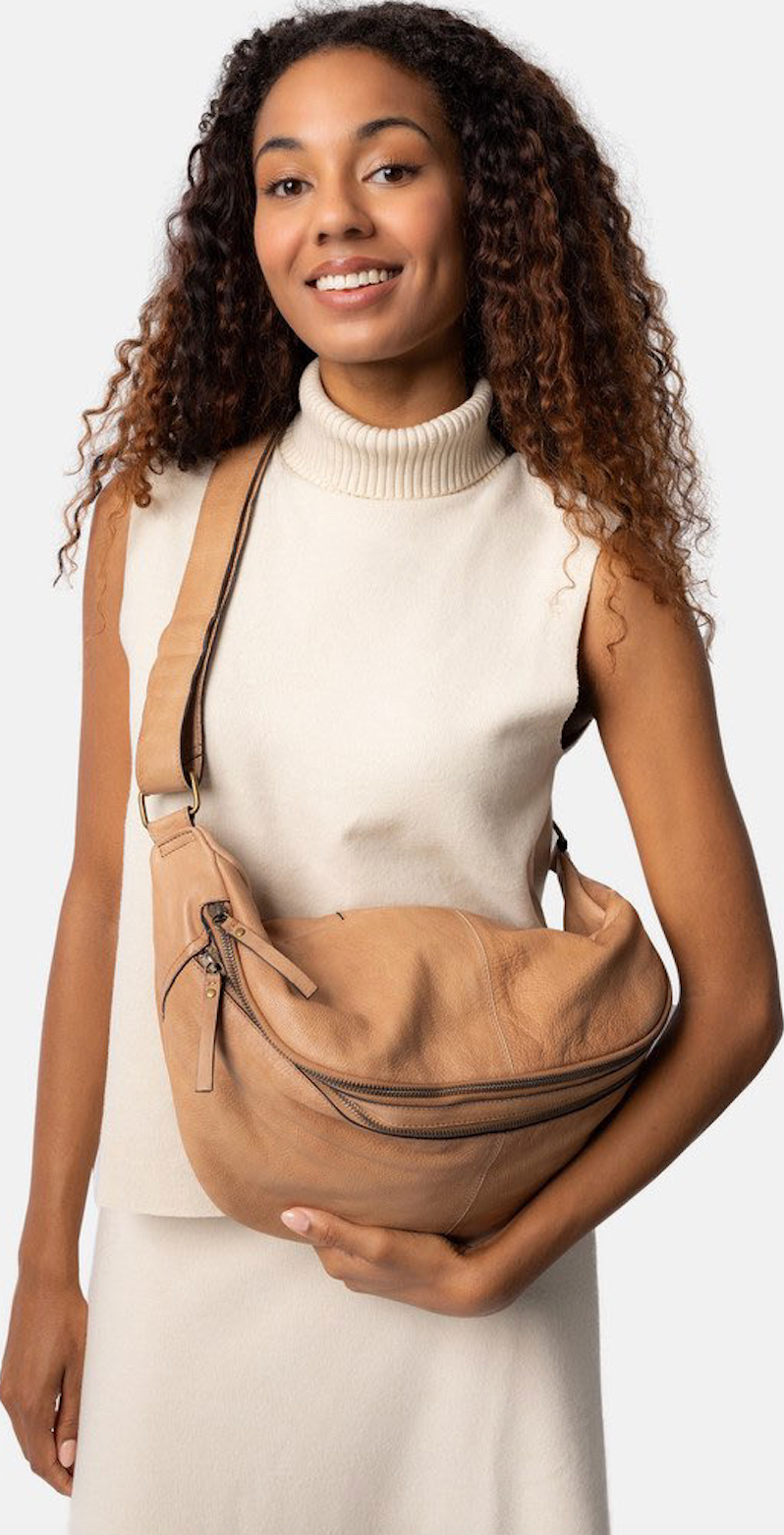 Midjeväska Jina Stor Taupe