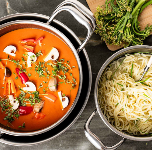 Hybridgryta med lock Ø24cm