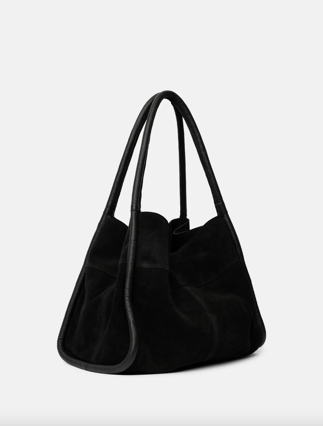 Shopper i svart mocka