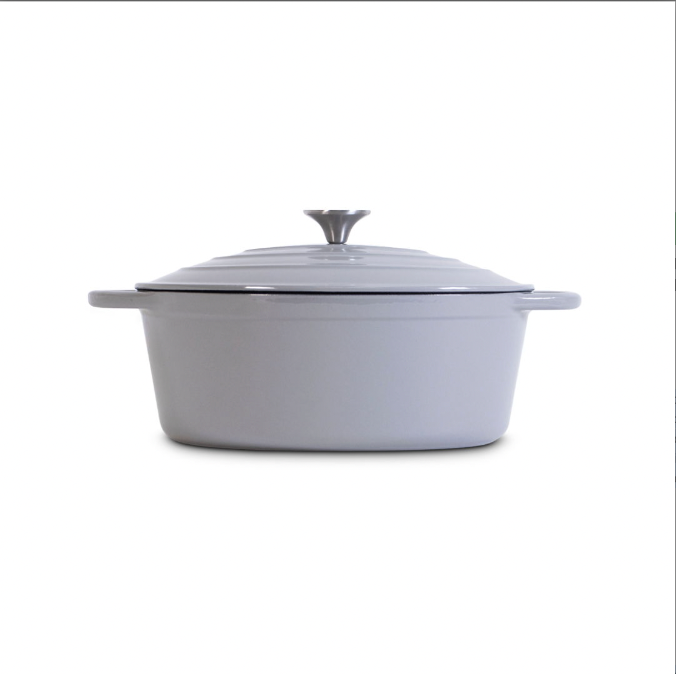 Emaljerat gjutjärn oval gryta 30x22,5cm