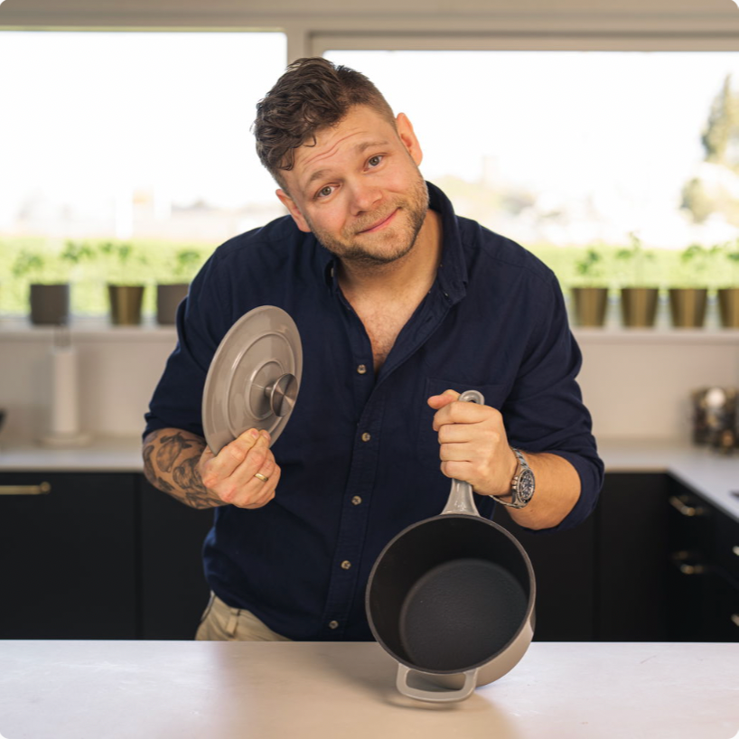 Emaljerad gjutjärnskastrull Ø19cm