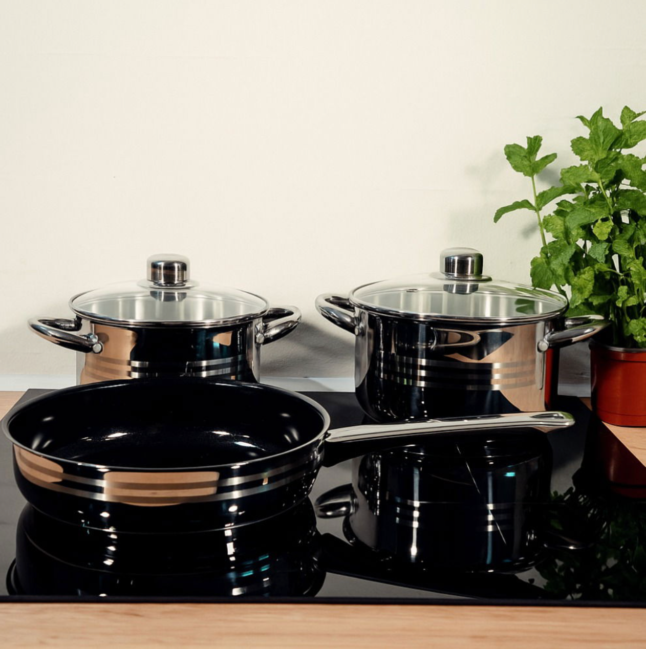 Grytoch stekpanneset - 5 delar