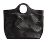 Exklusiv handflätad shopper - Black