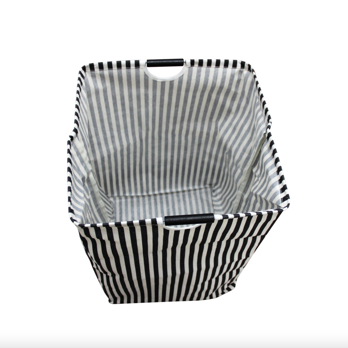 Tvättkorg i canvasrand