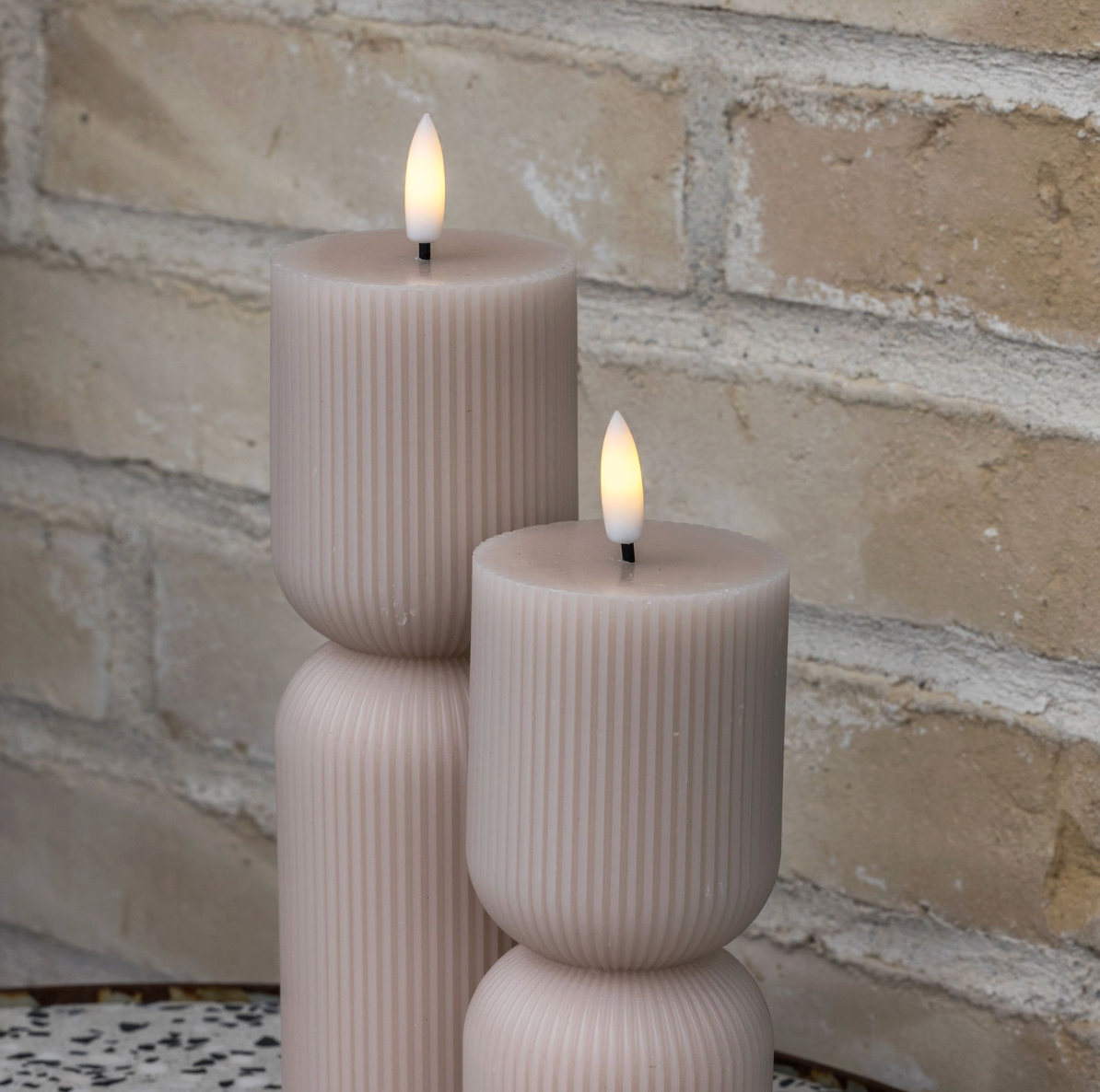 LED Blockljus / Räfflor – 2 st