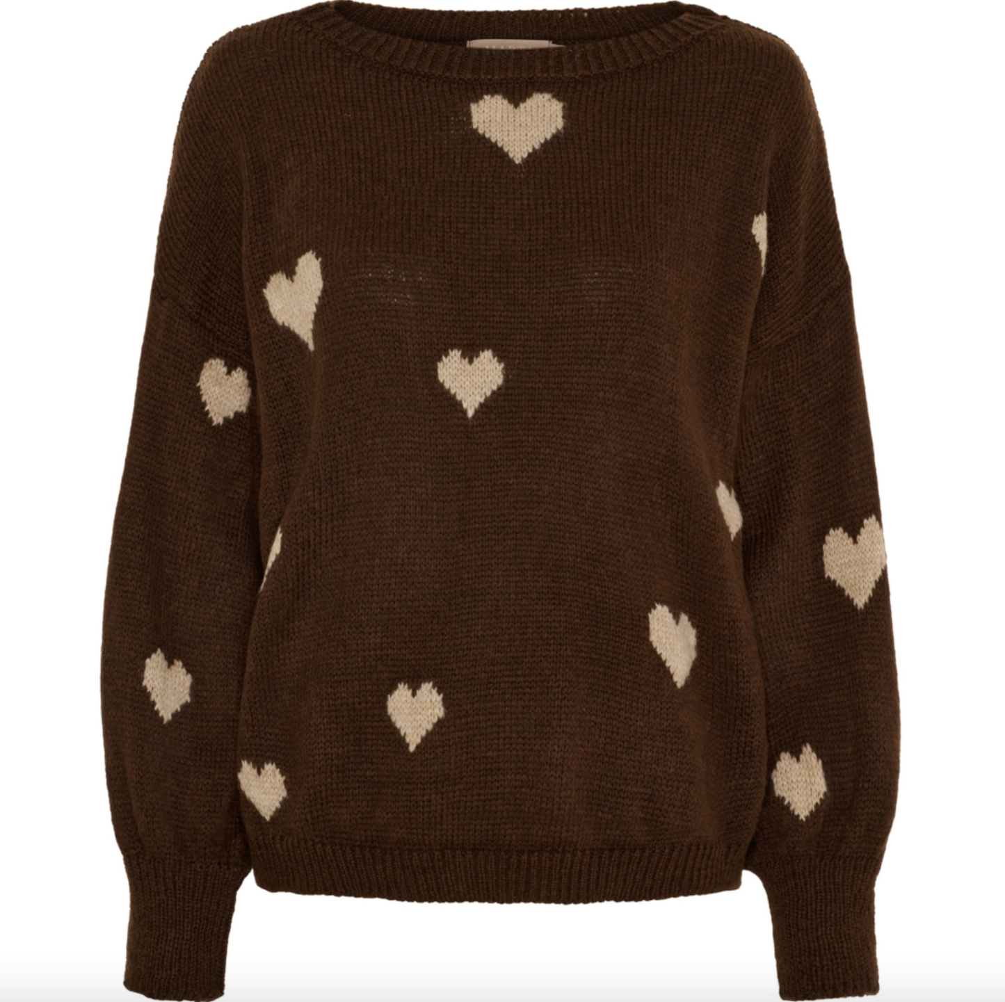 Stickad Clover Knit - Moro brown