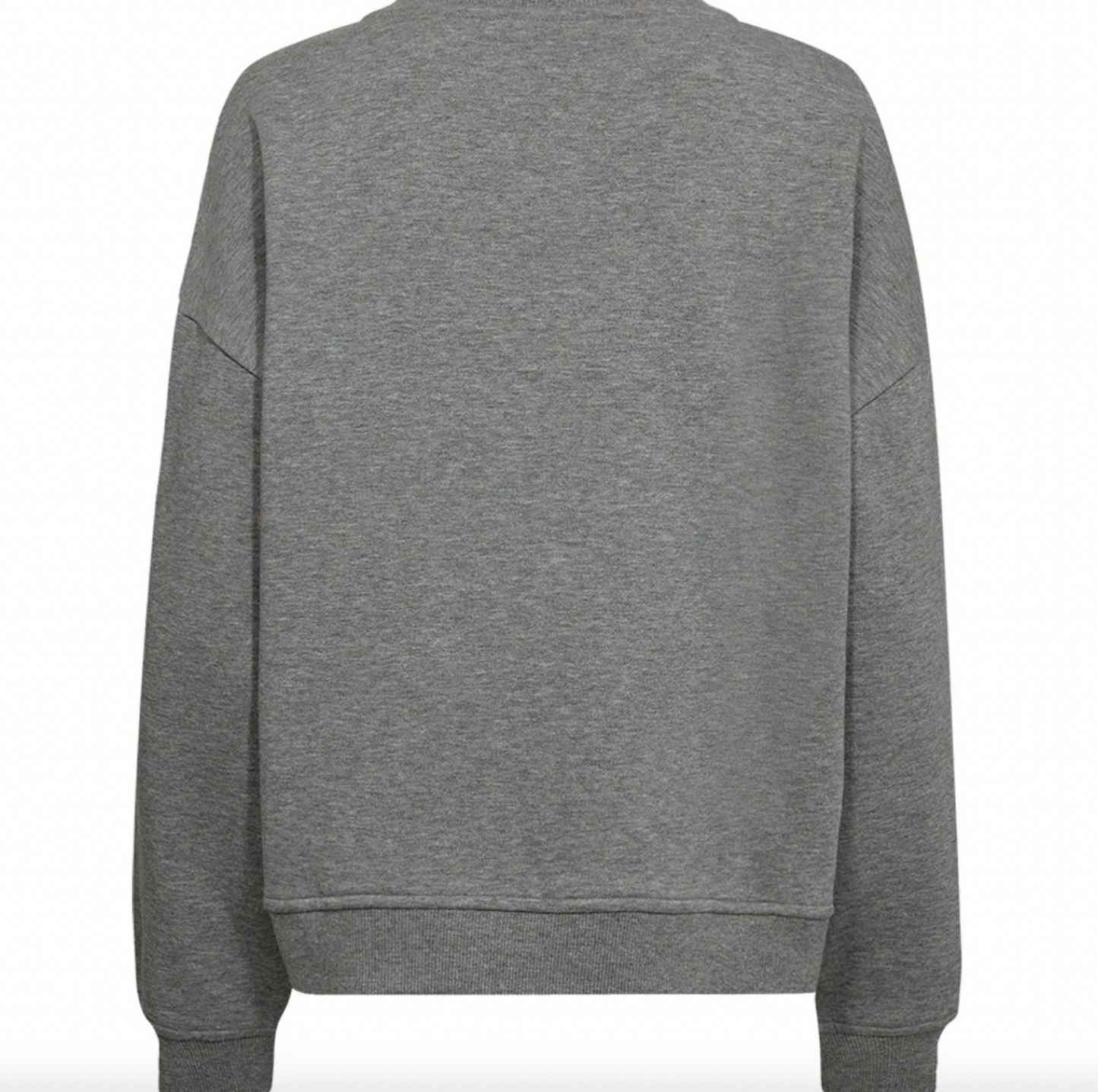 Sweatshirt Oversize - Gråmelerad