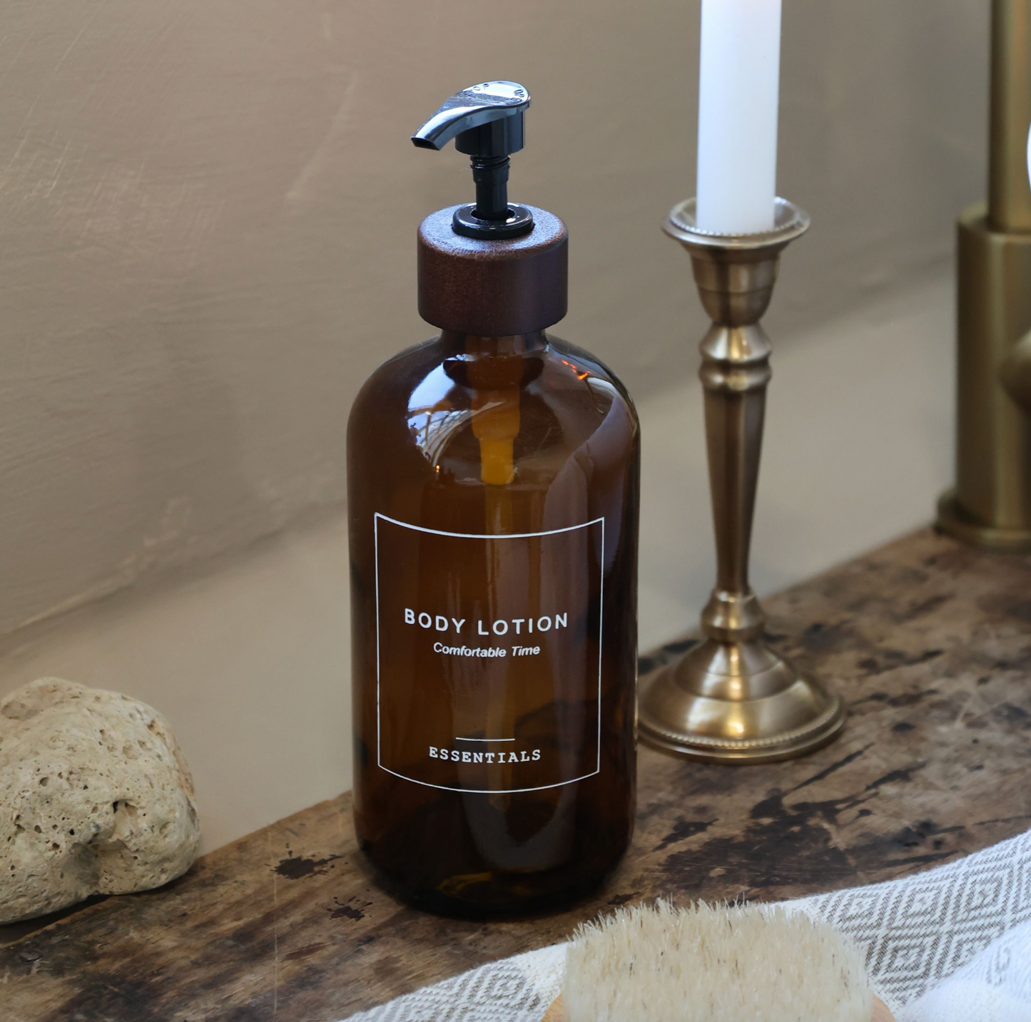 Flaska med pump - Bodylotion 500 ml