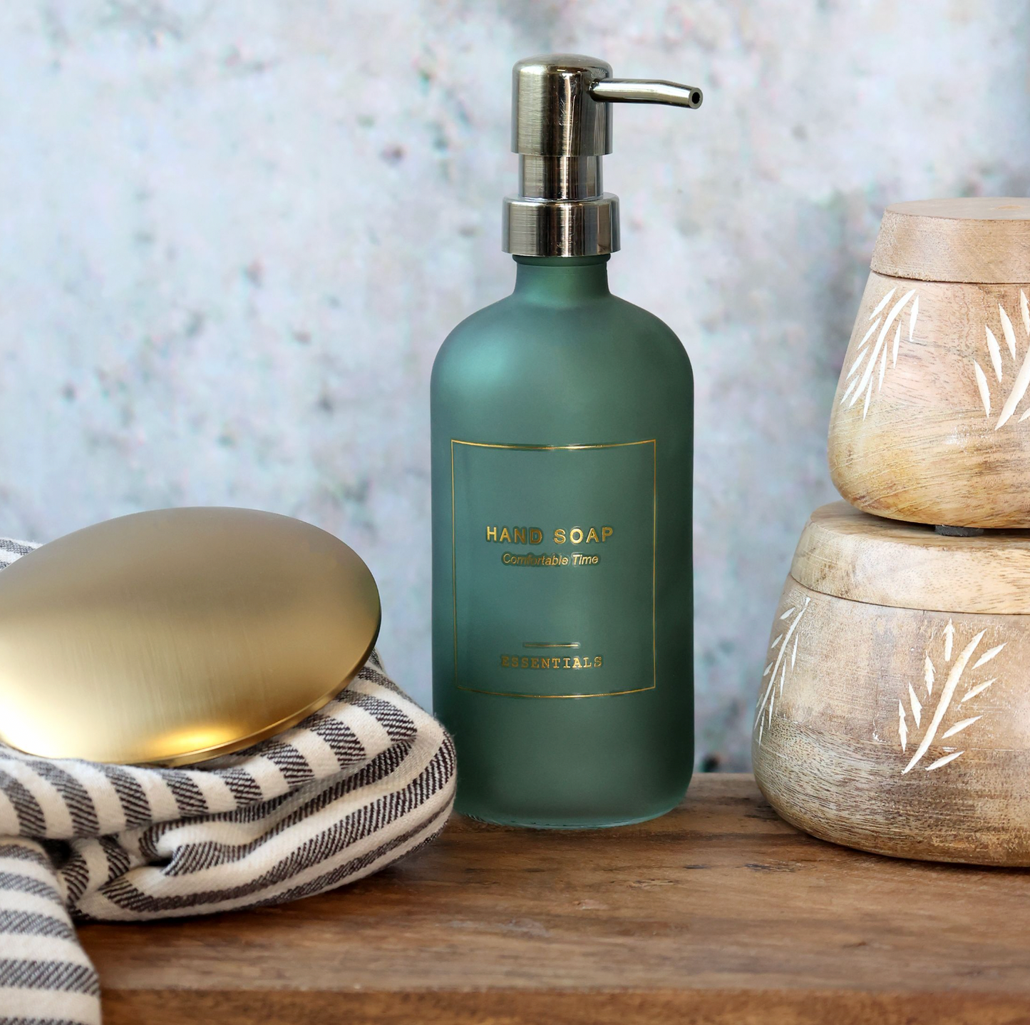 Flaska m. pump - Hand Soap 500 ml - Green