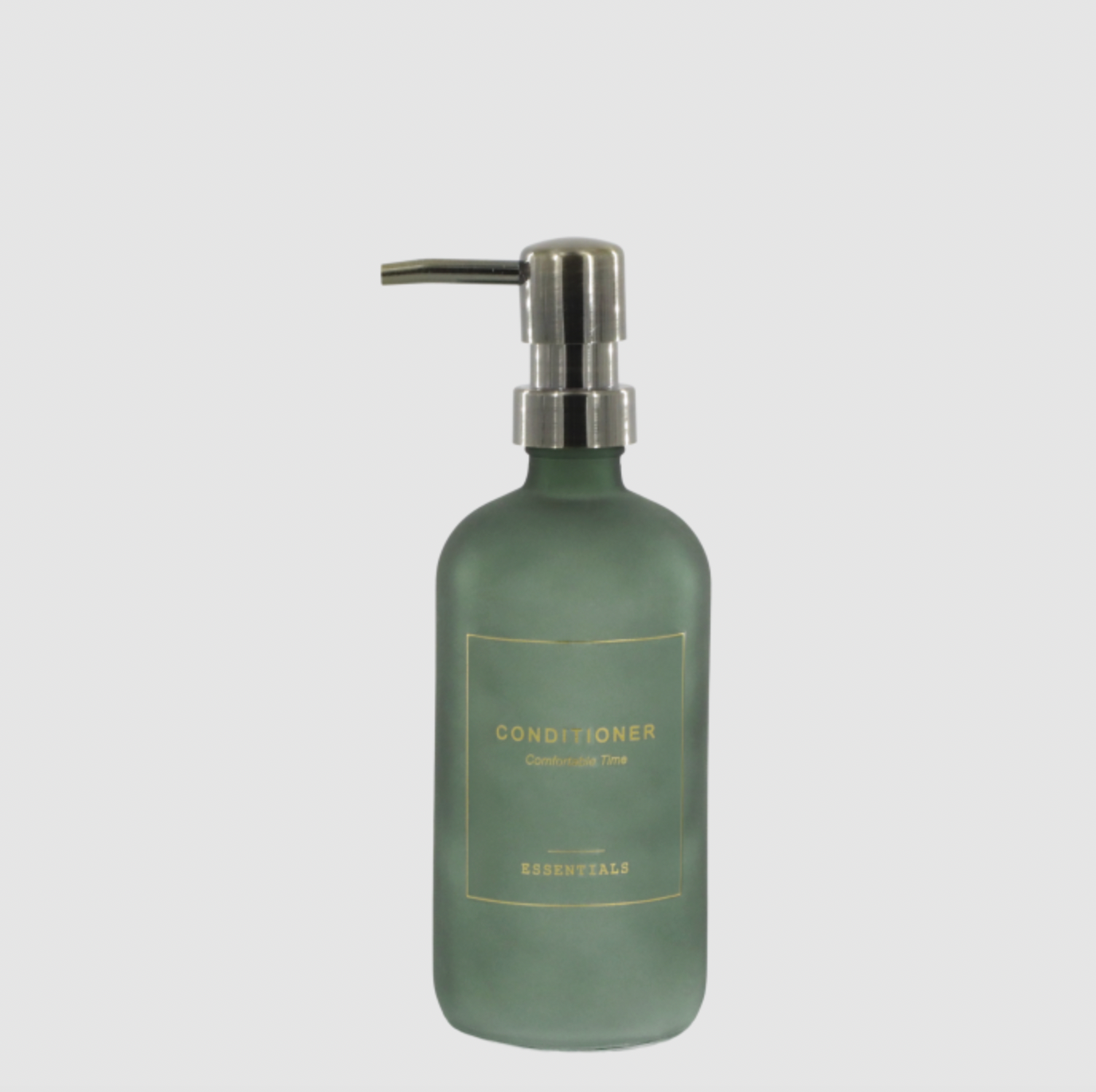 Flaska med pump - Balsam 500 ml - Grön