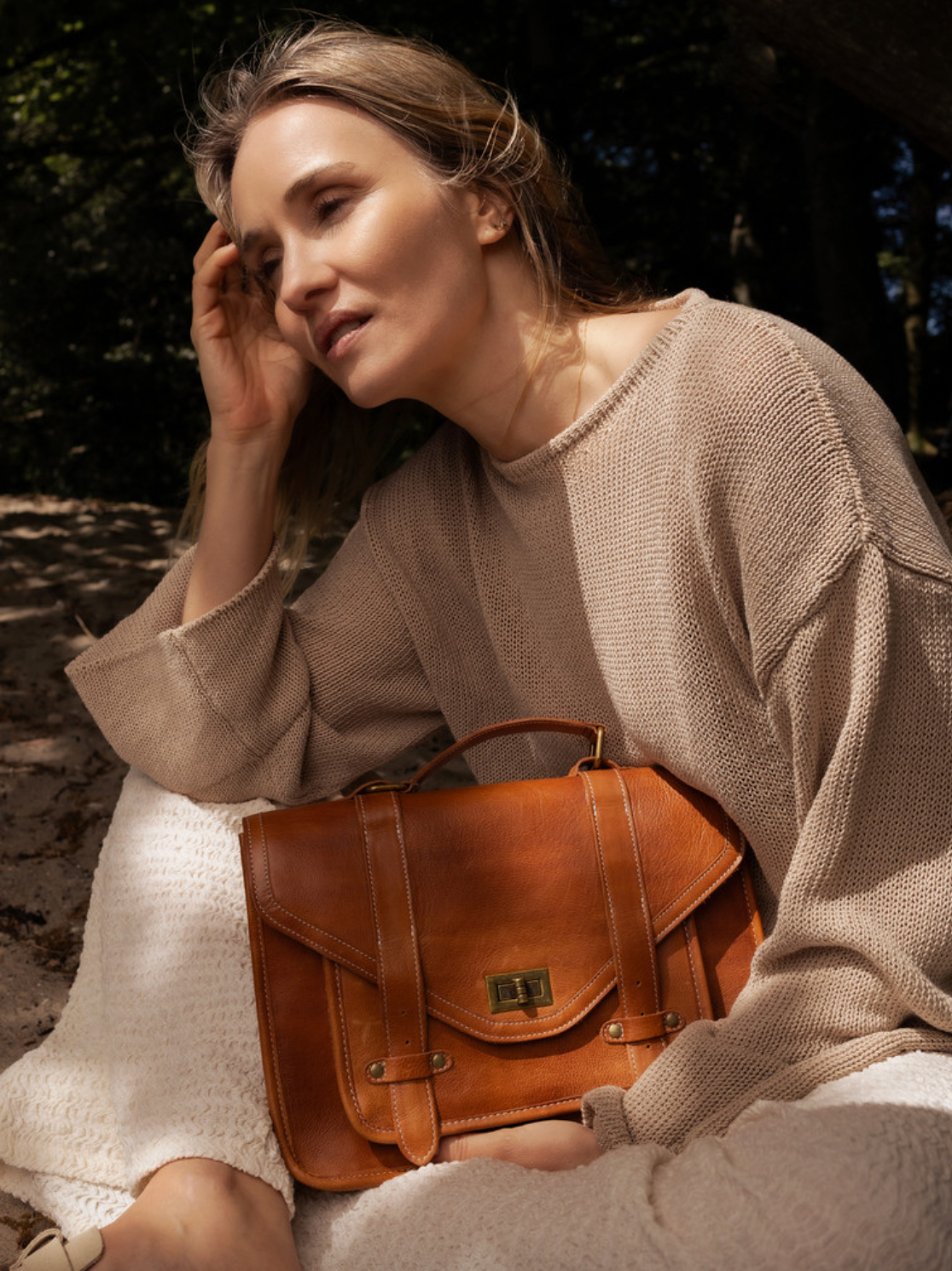 Väska Hallie – Cognac