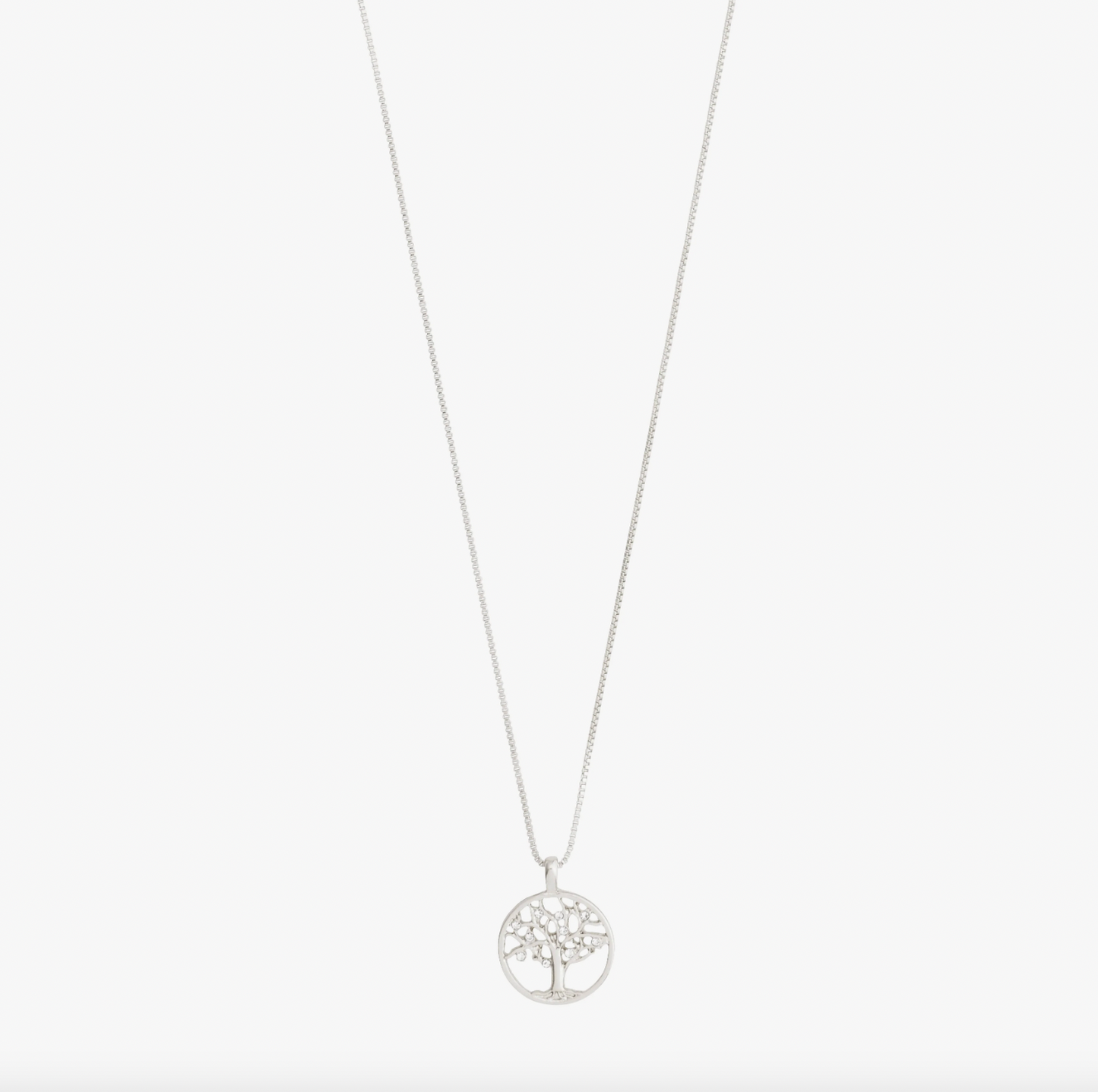 Halsband livets träd - Silverpläterat