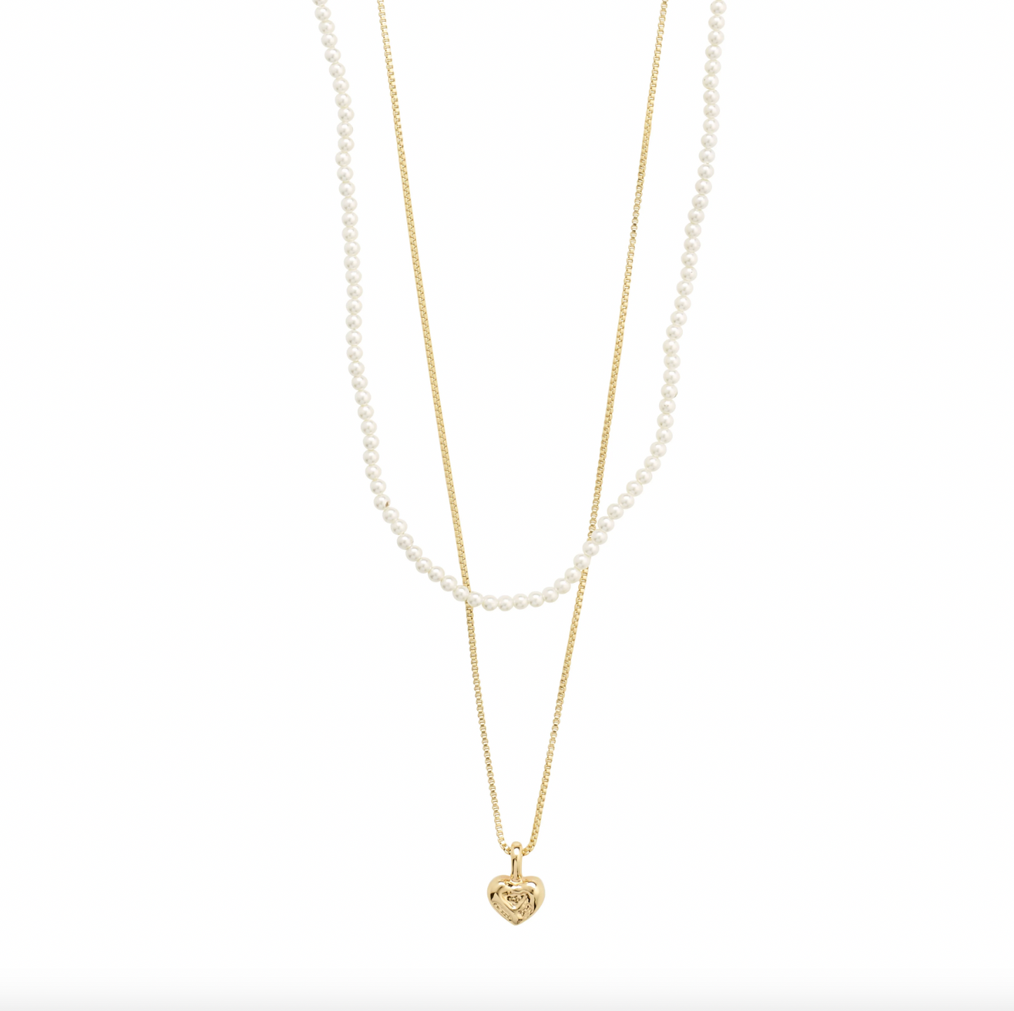 Halsband 2-i-ett-set - Förgyllt