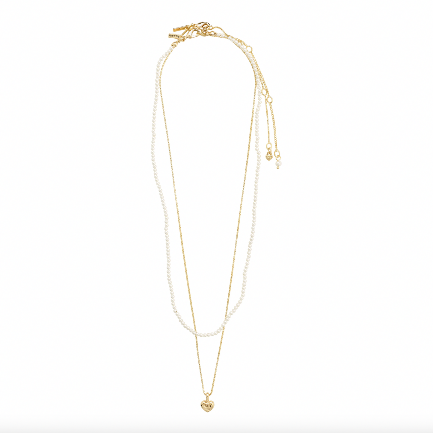 Halsband 2-i-ett-set - Förgyllt
