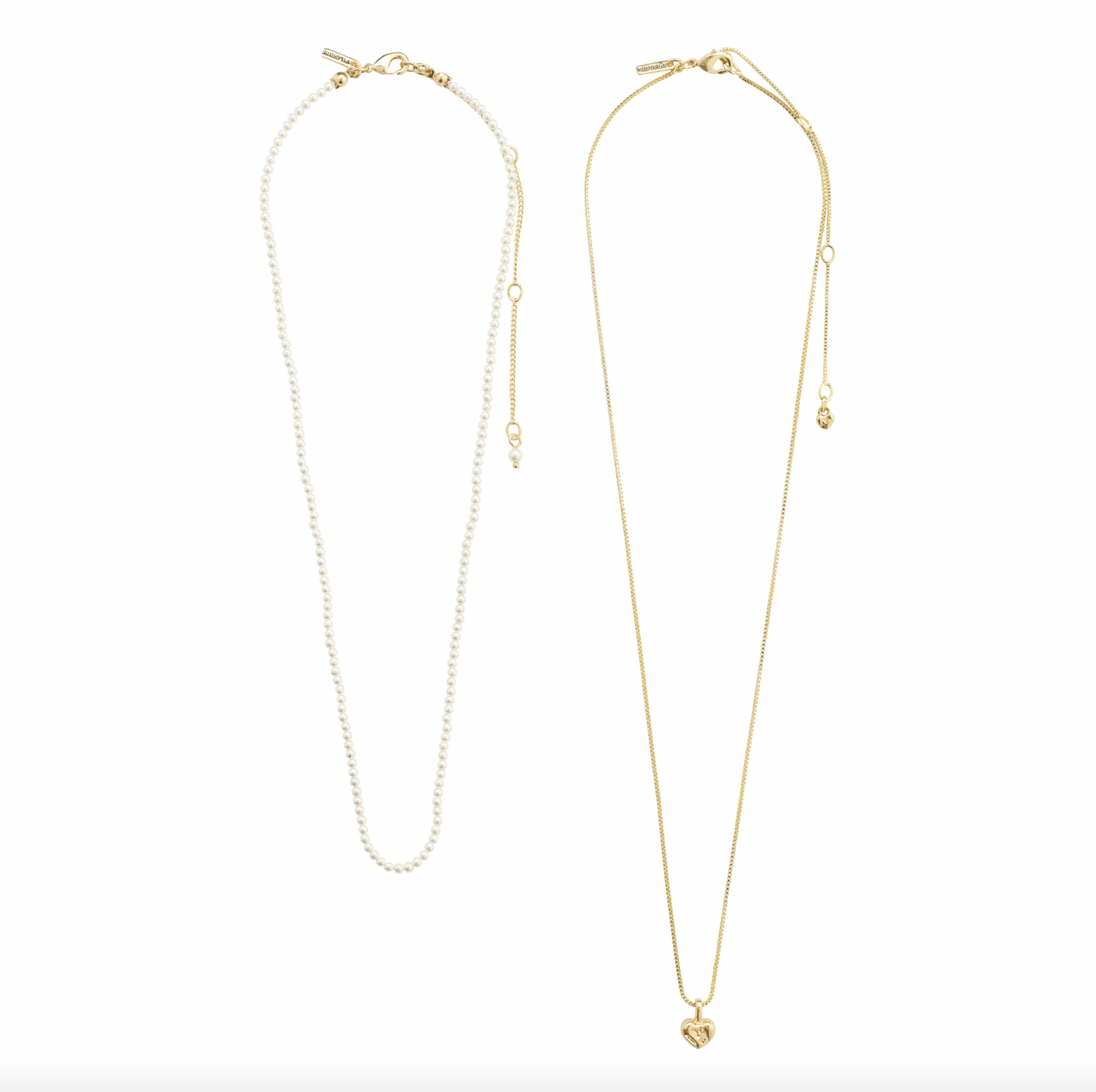 Halsband 2-i-ett-set - Förgyllt