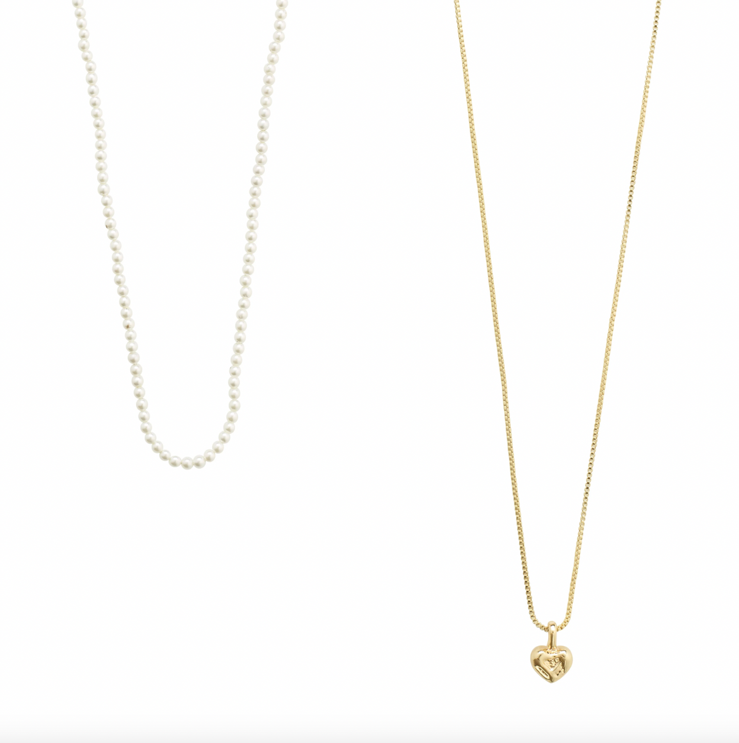 Halsband 2-i-ett-set - Förgyllt