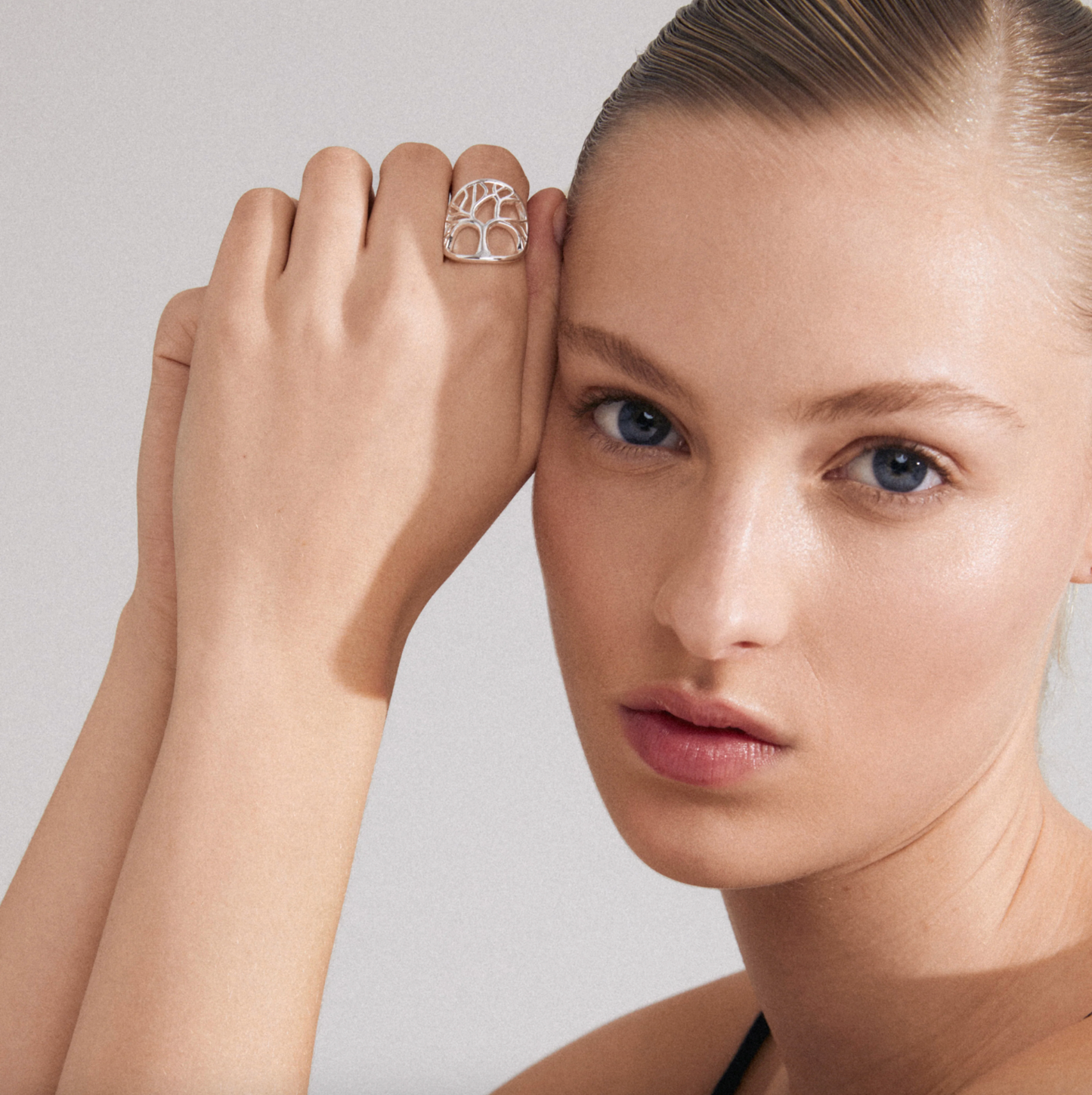 Ring ALIA silverpläterad