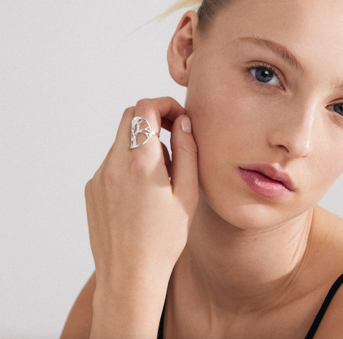 Ring ALIA silverpläterad