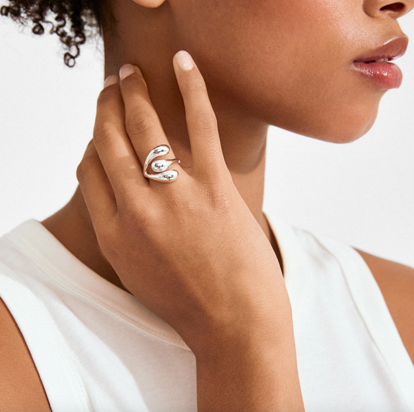 Ring JENNINGS silverbelagd