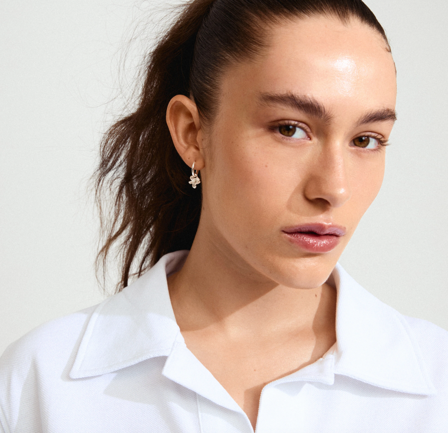 Örhängen CHARMAINE silverpläterade