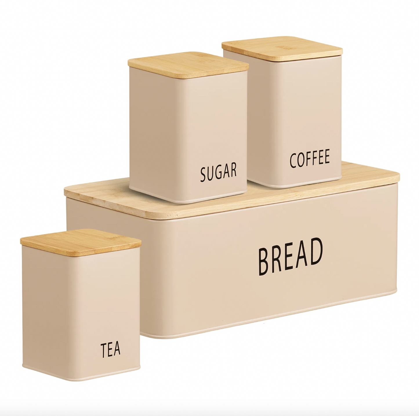 Brödlåda och burkar