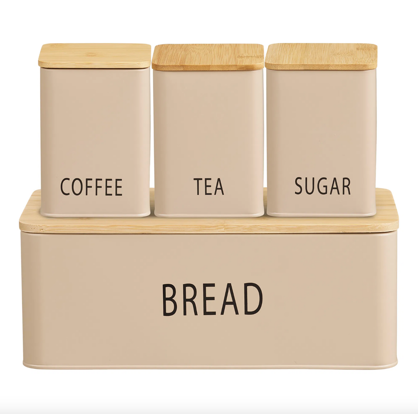 Brödlåda och burkar