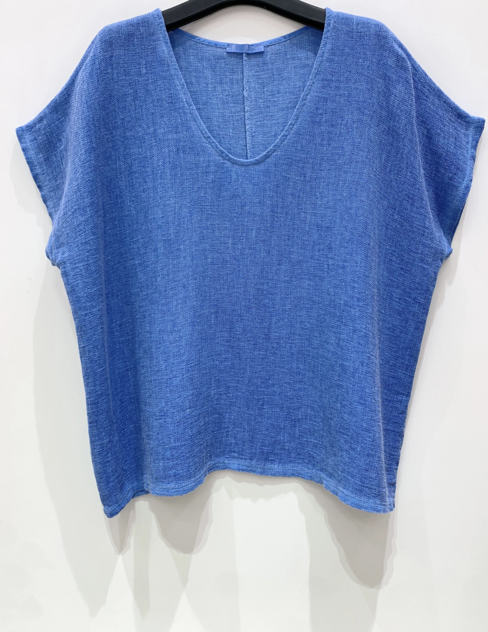 T-shirt Cozy linmix - Blue