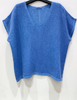 T-shirt Cozy linmix - Blue