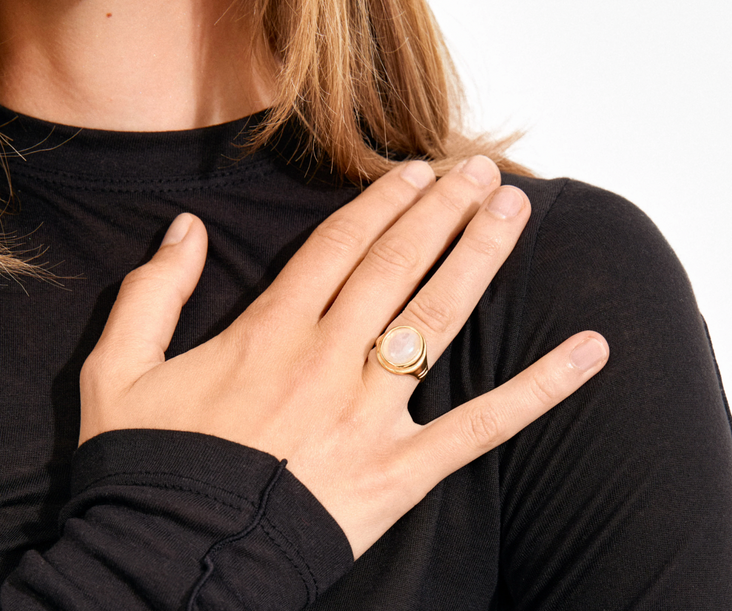 Ring rosenkvarts