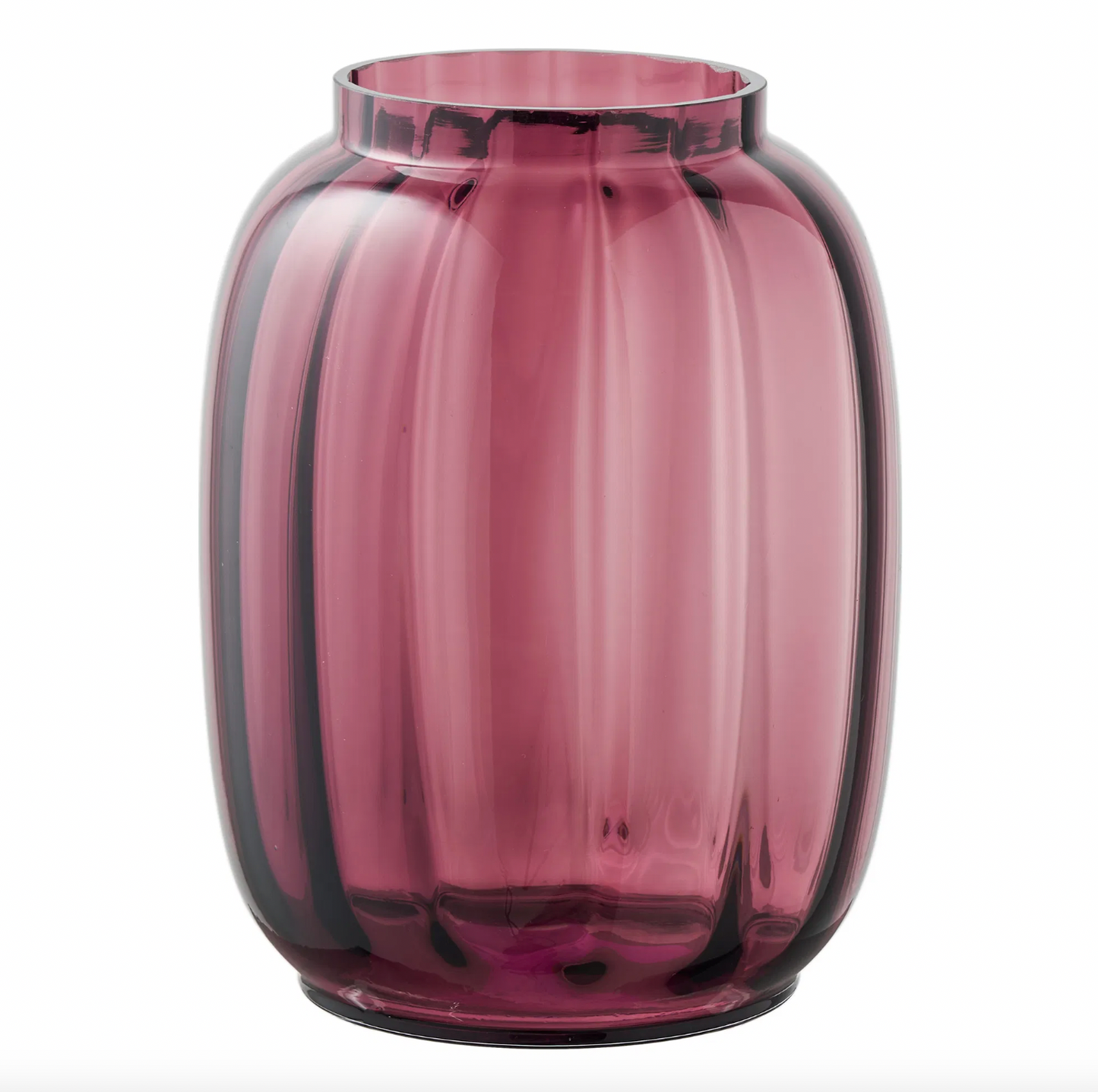Vas bordeaux - Munblåst glas
