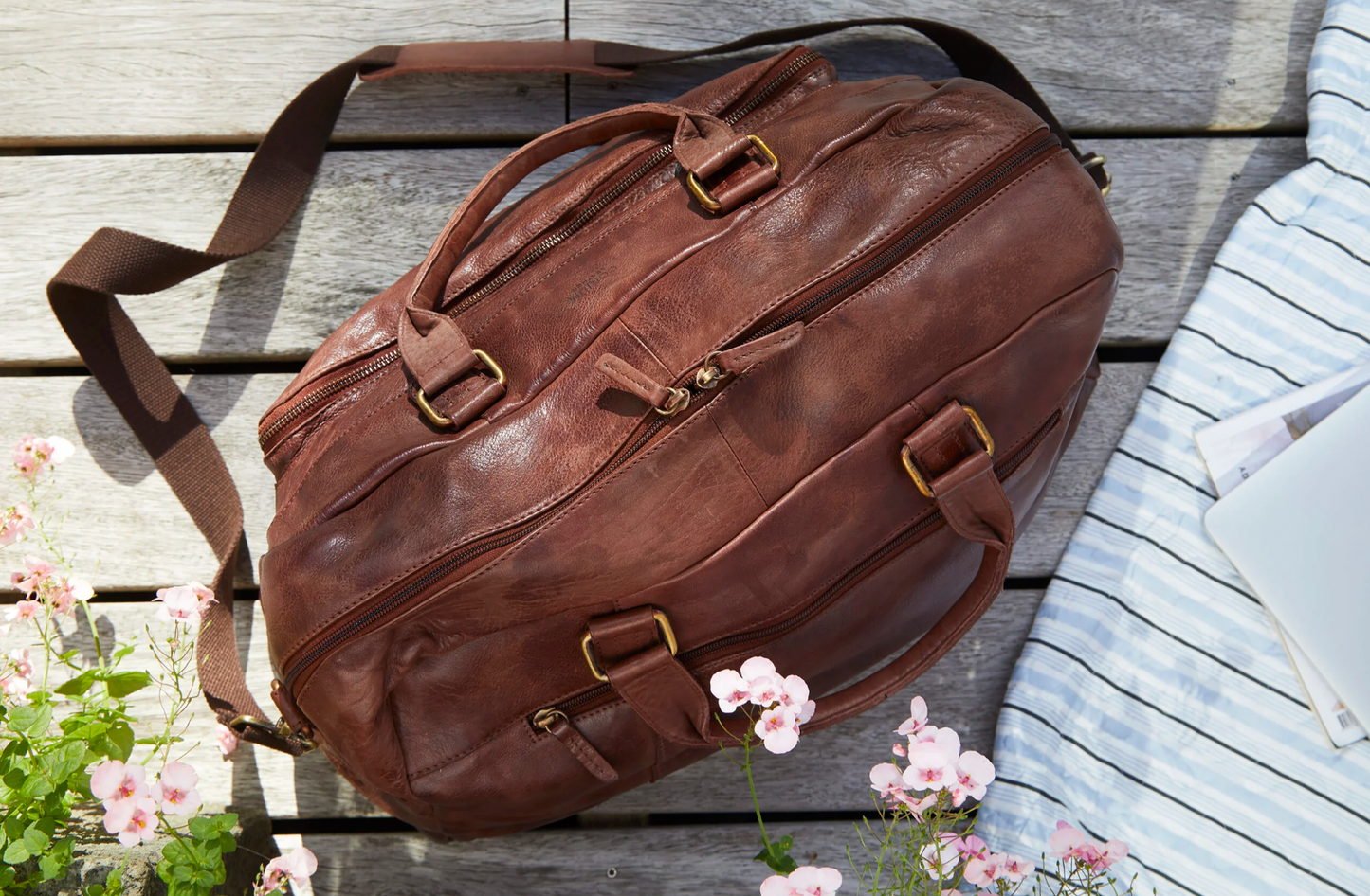 Weekendväska Raw boheme - Brun