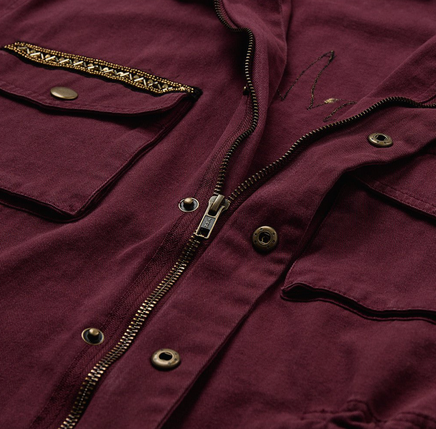 Jacka cargo - Burgundy