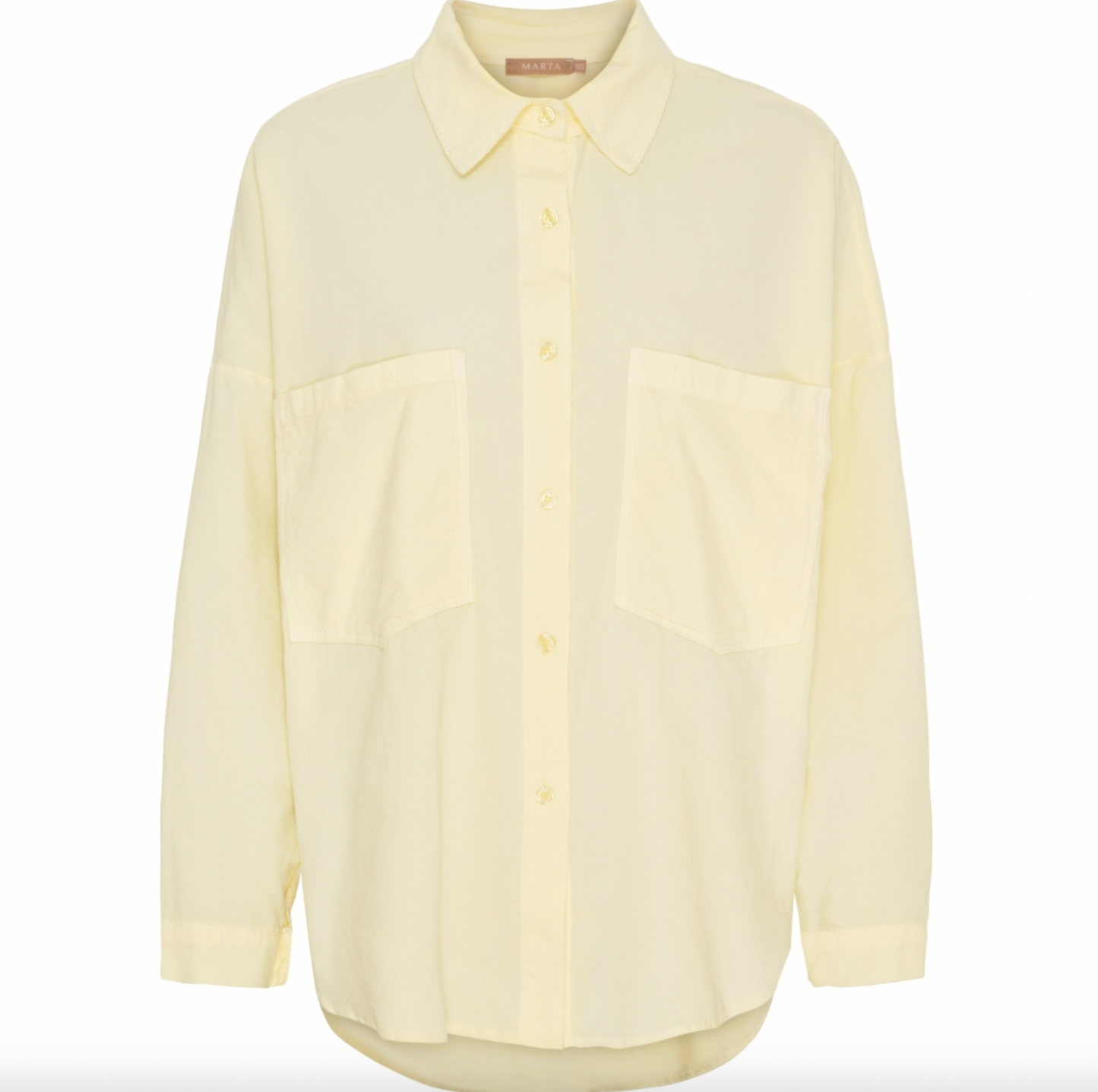 Skjorta baby-manchester - Gul