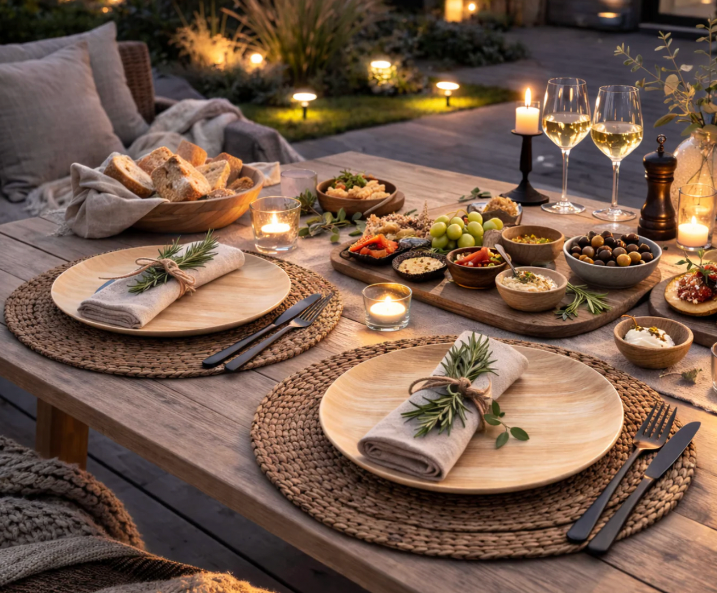 Tallrik Wood melamin Ø26 cm