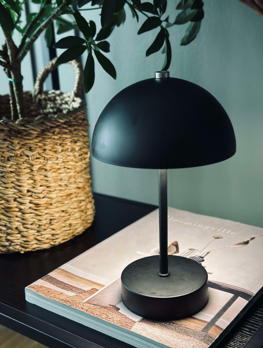 Bordslampa med touch - Svart