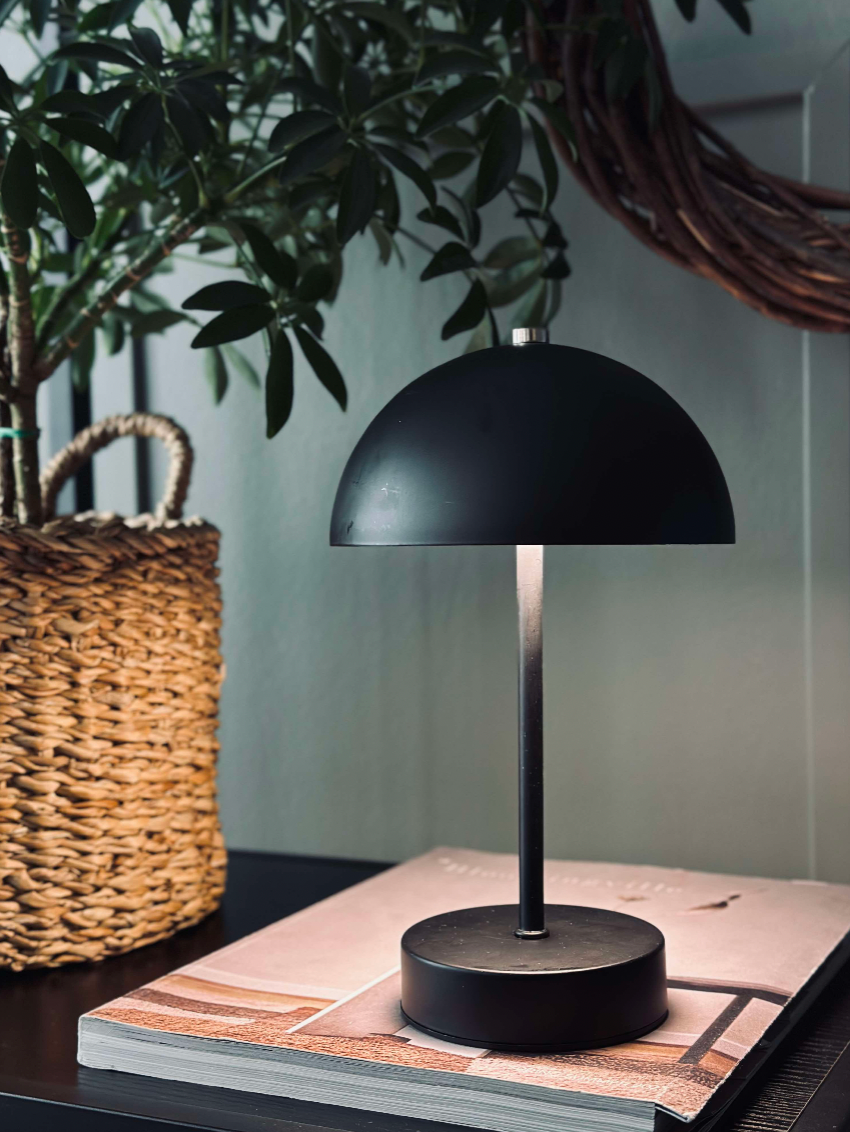 Bordslampa med touch - Svart