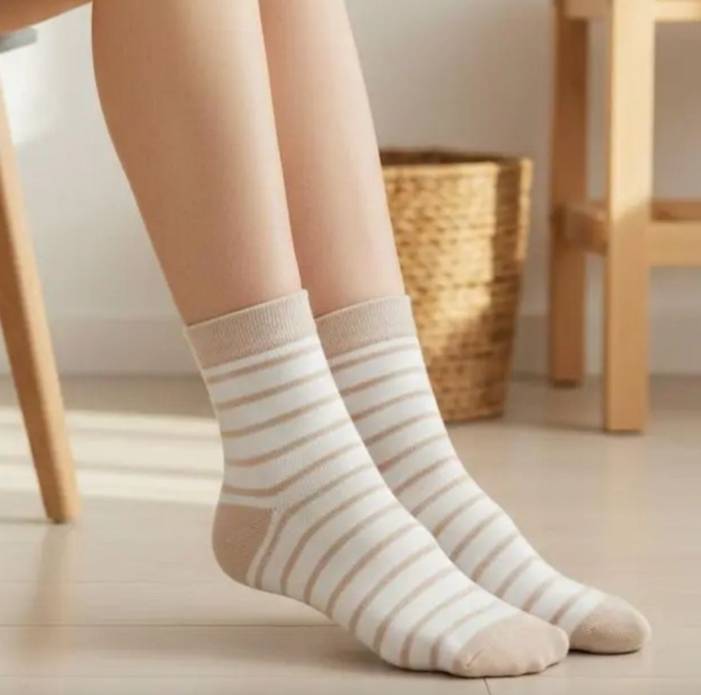 Strumpor Marta taupe - Strl 37-41