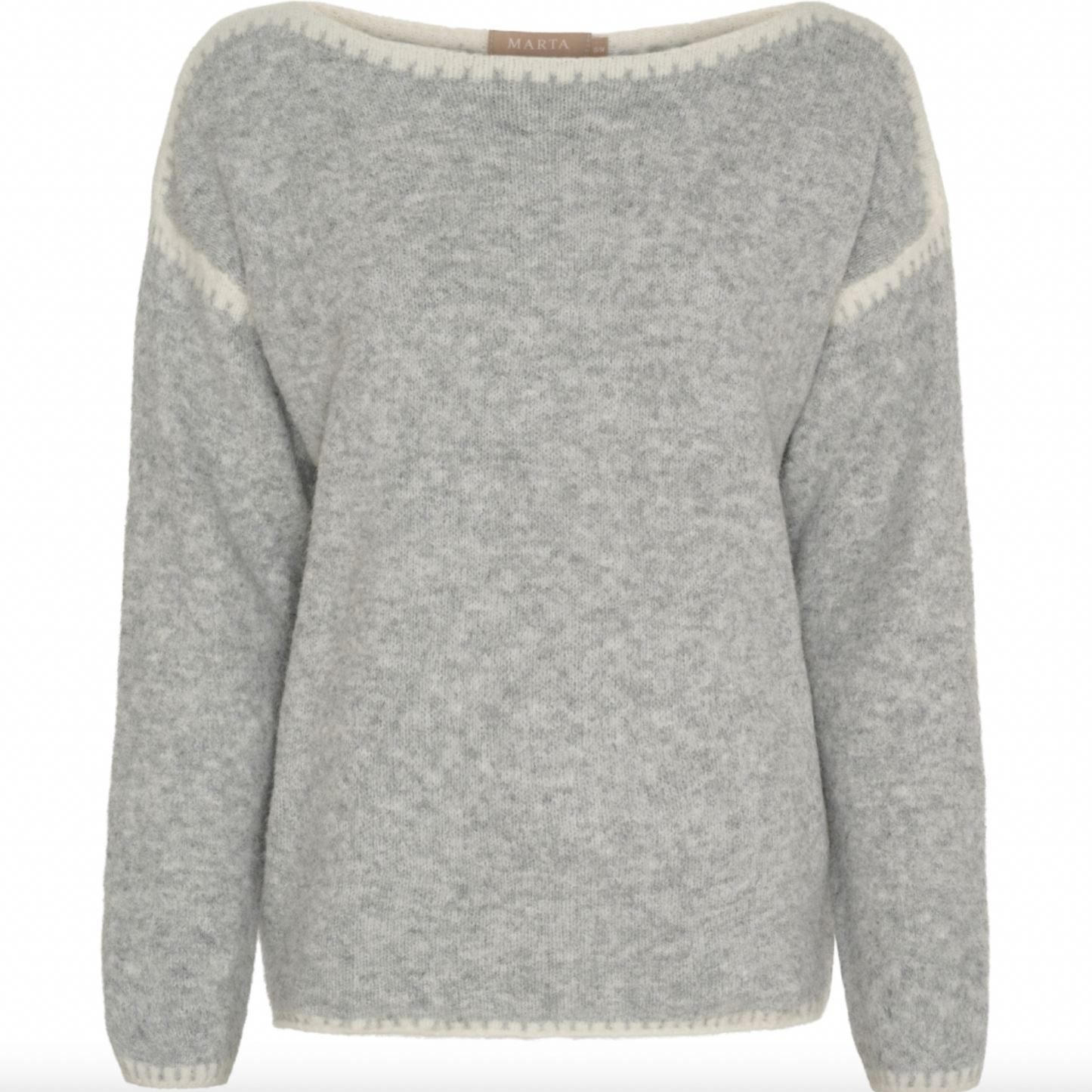 Stickad Linette grey