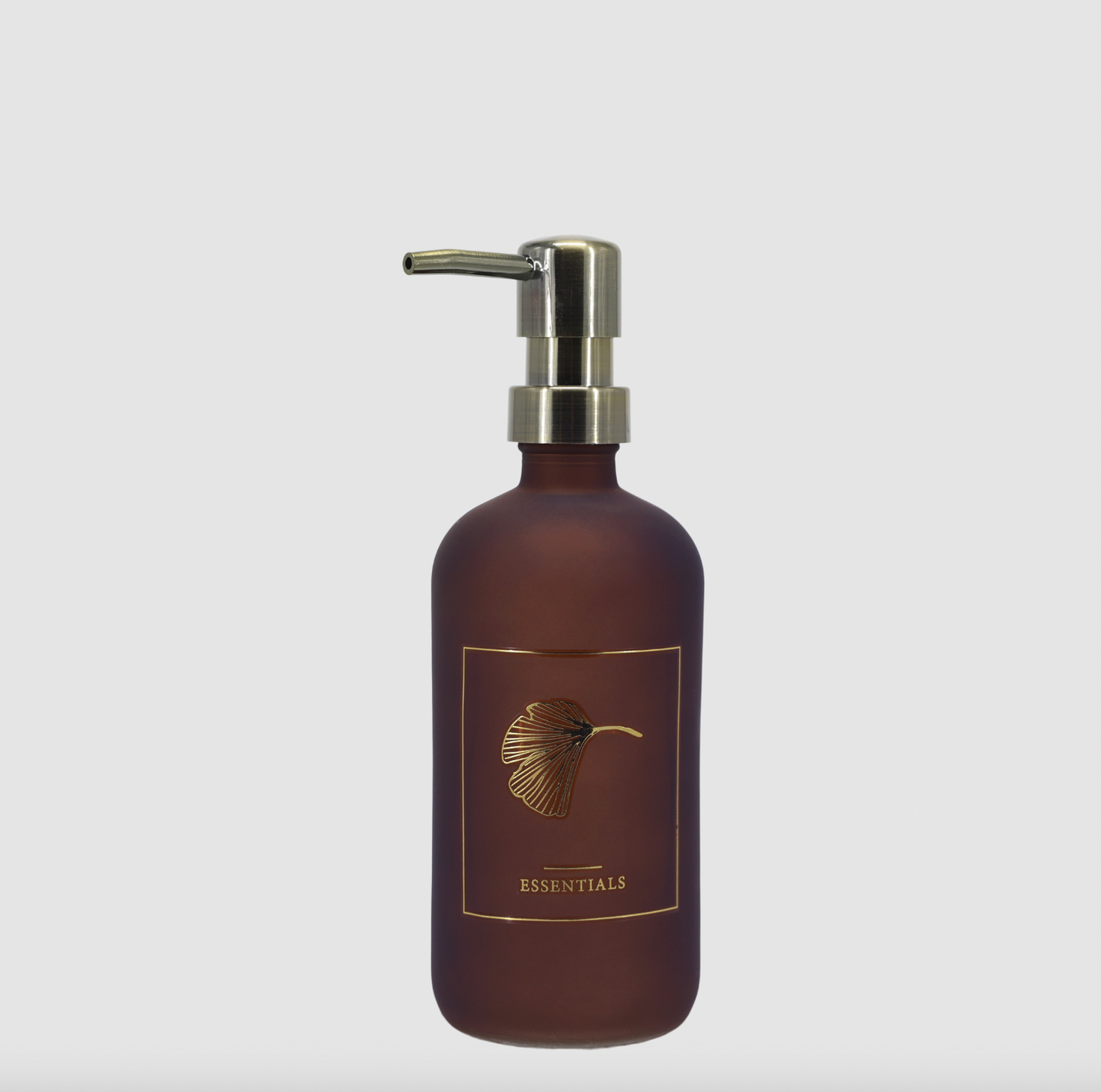 Flaska m. pump - Mocca