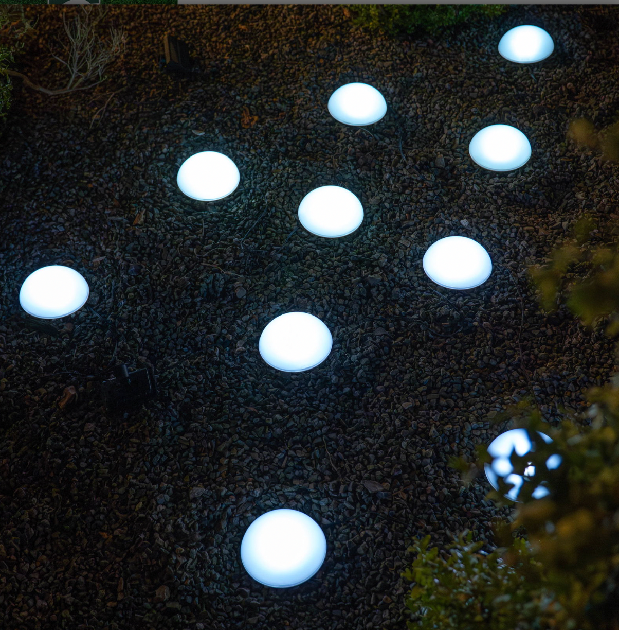 Solar Halvkula LED-lampa - 5-pack