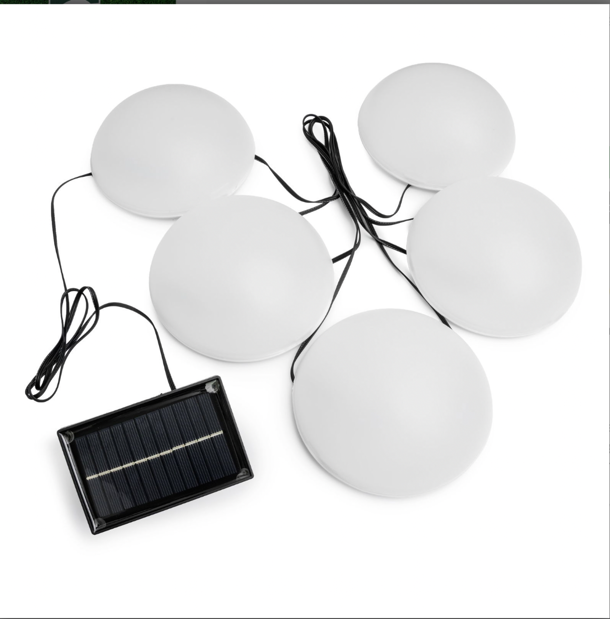 Solar Halvkula LED-lampa - 5-pack