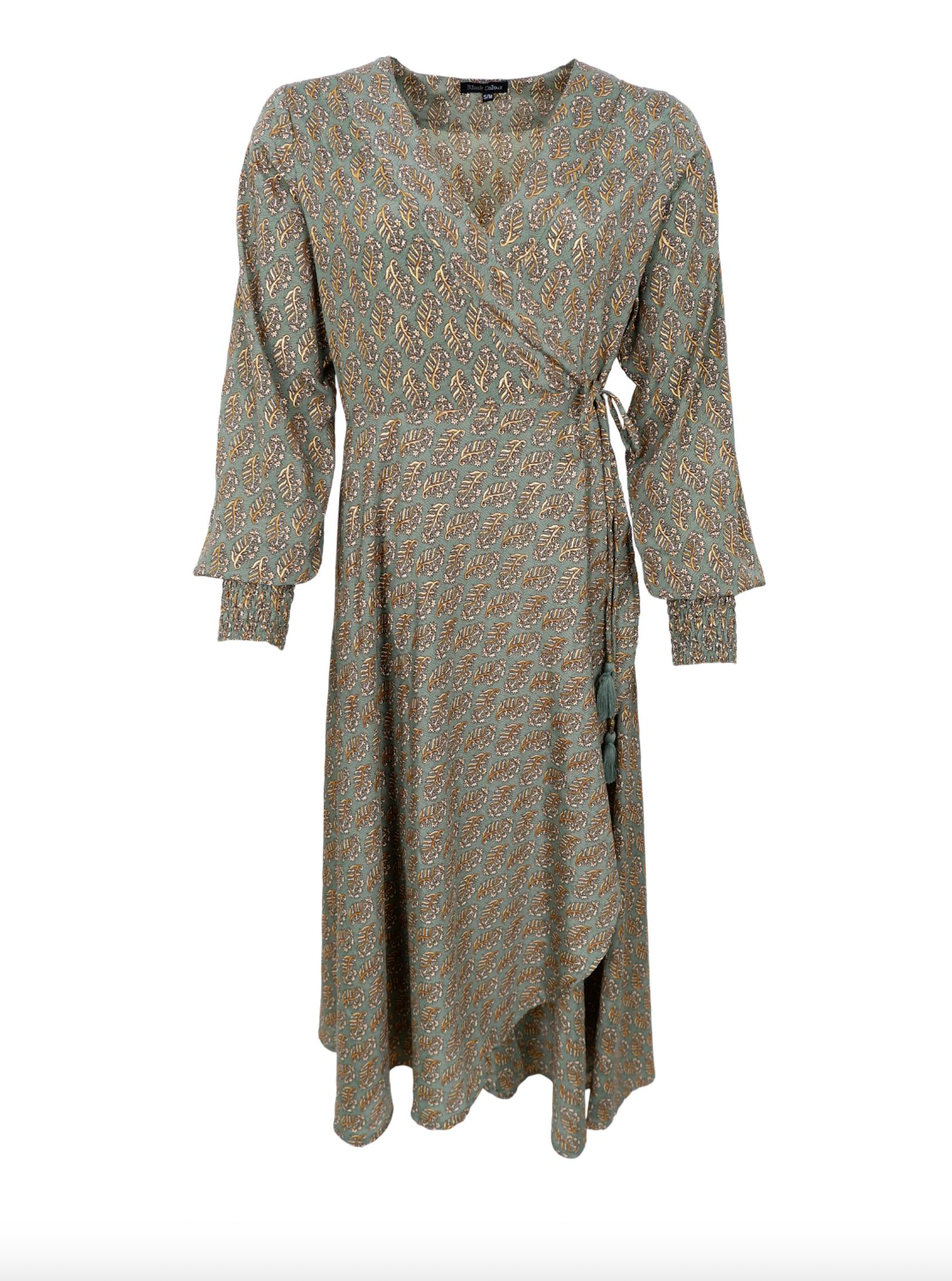 Klänning Luna wrap - Olive Mist