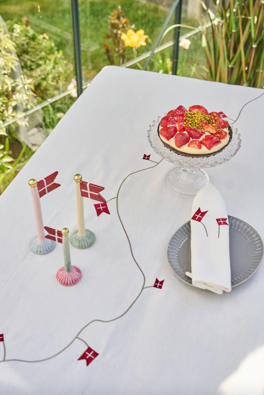 Keramikflagga – Mix H 19 cm