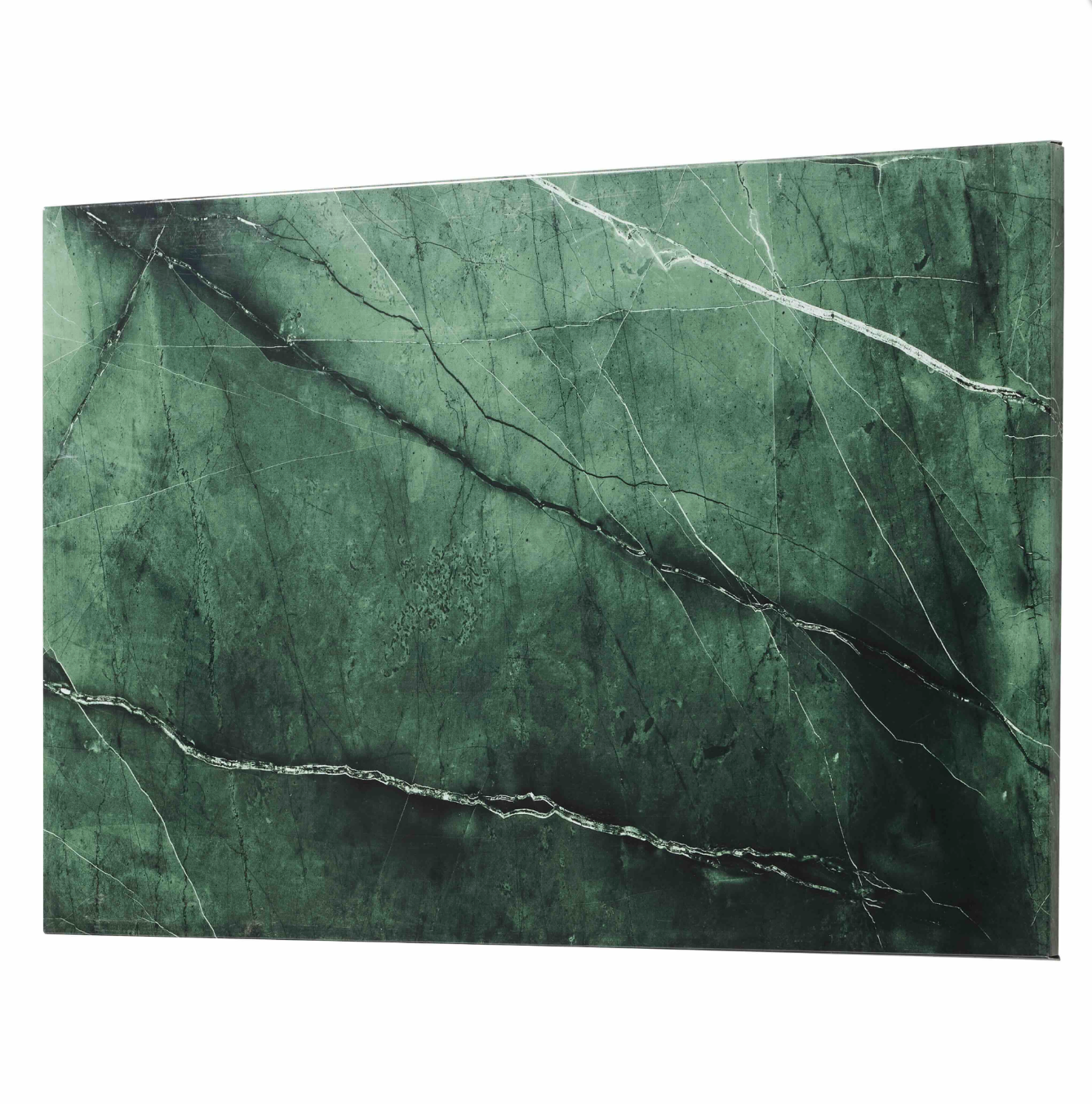 Tavla magnetisk 40x60 - Grön marmorlook