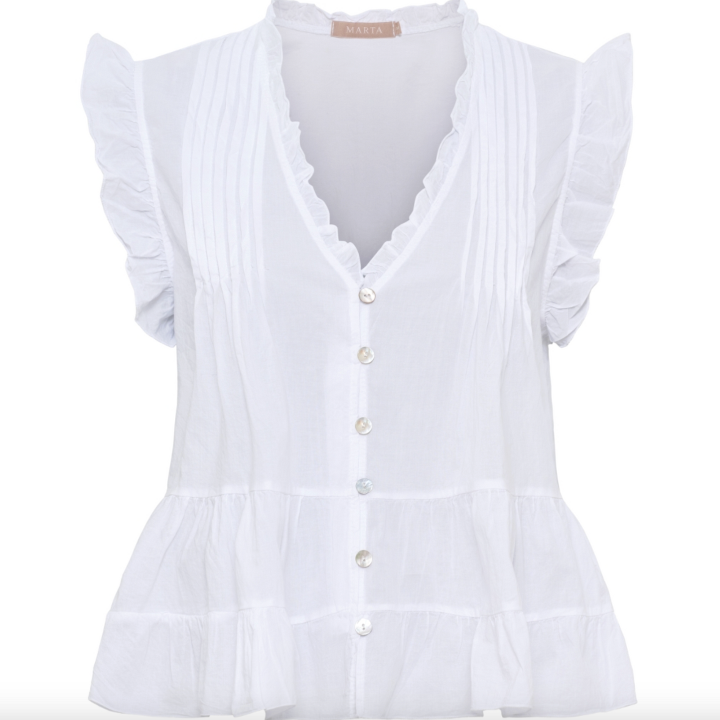 Blus Emira - white