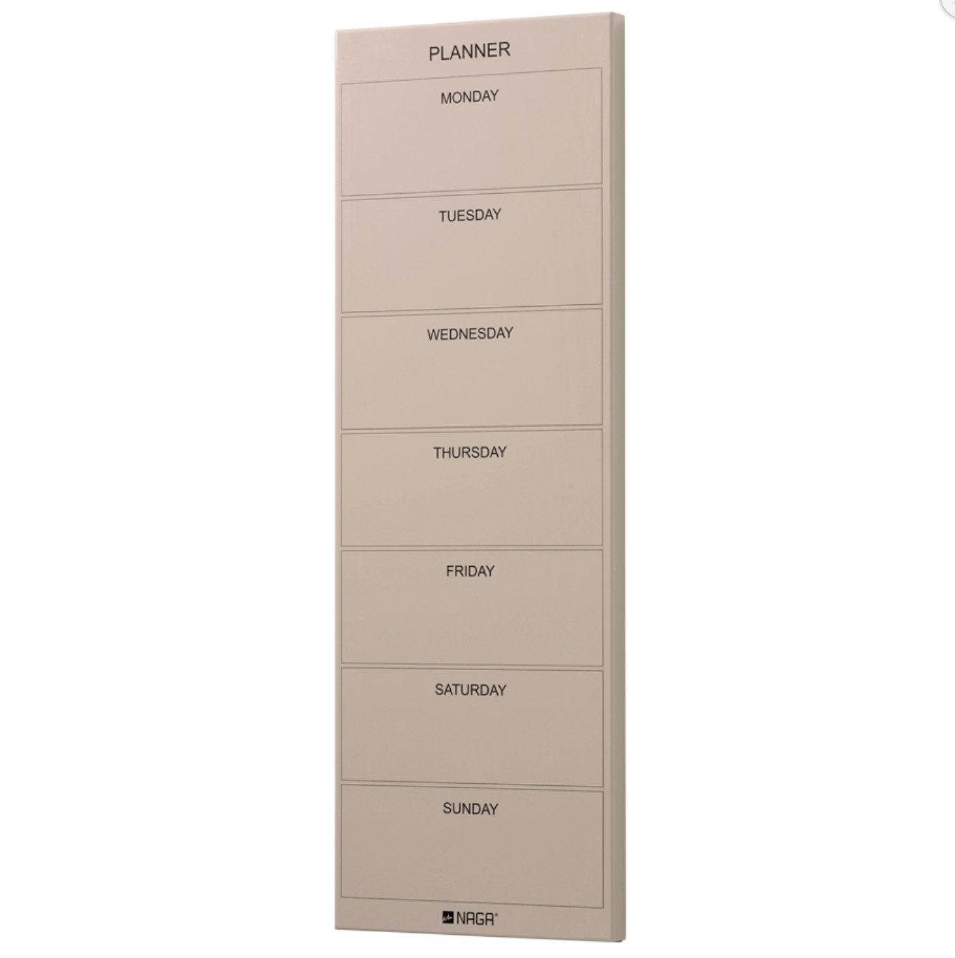 Magnetisk veckoplanstavla - Brun