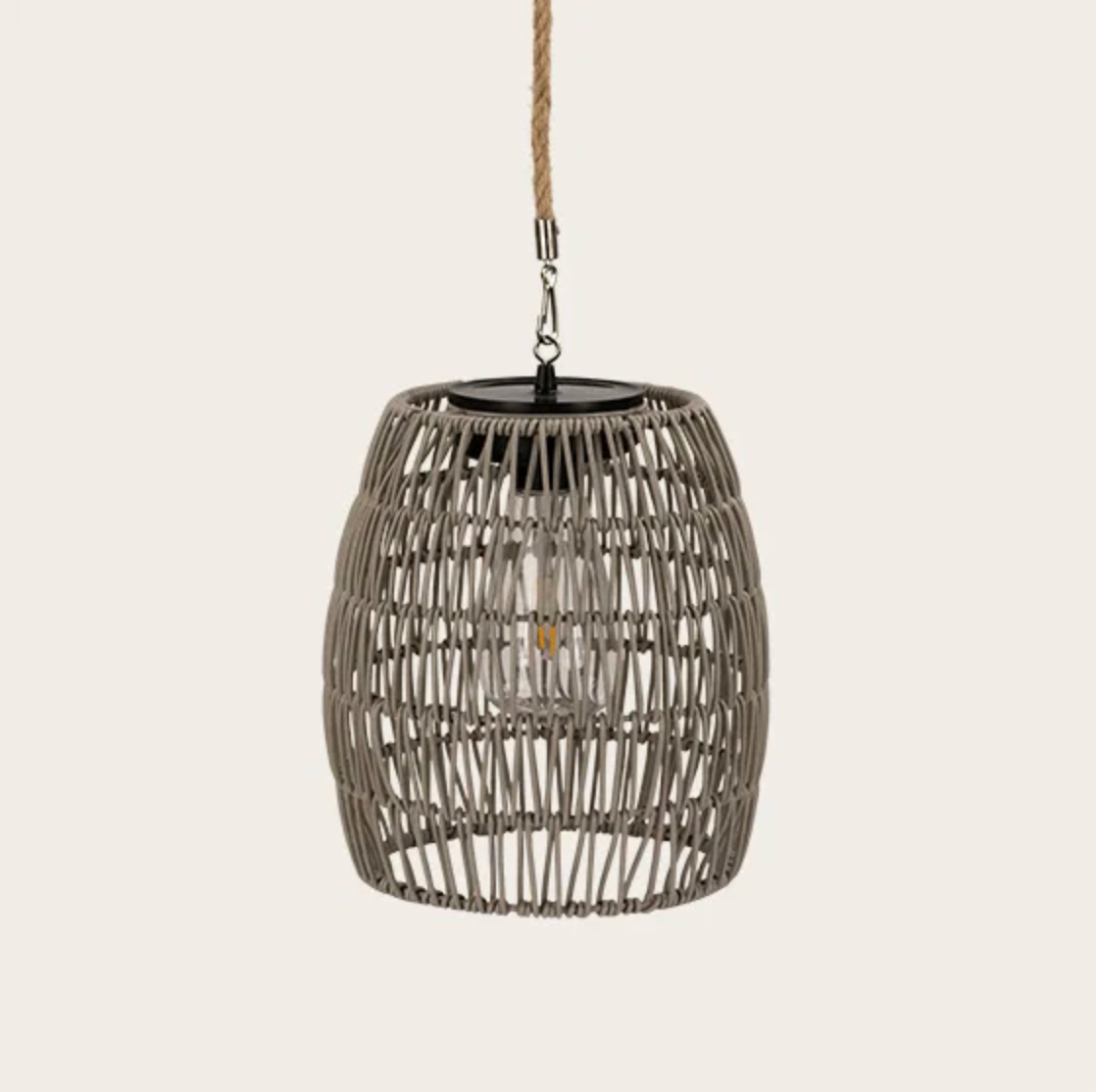 Lampa med solceller - Grey